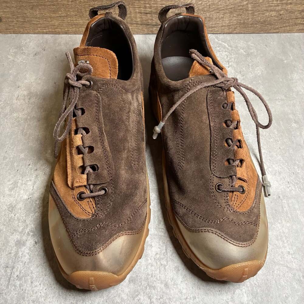 Our Legacy Gabe Bitter Cocoa Mowed Suede Vibram Sneakers EU 45 US 12